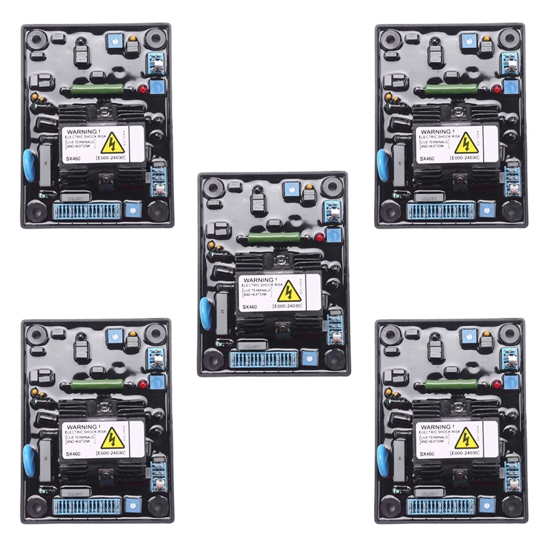 5X Automatic Voltage Regulator Avr Voltage Stabilizer Board Sx460 For Generator