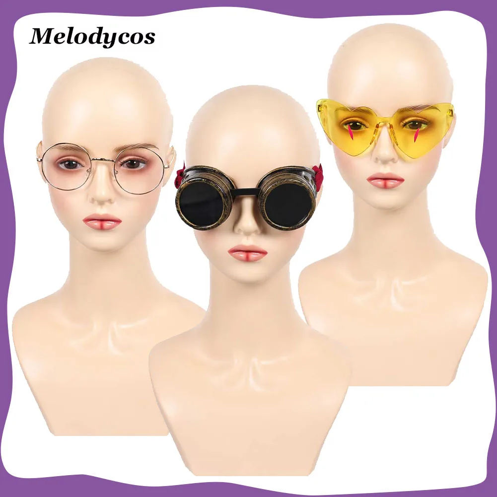 السير Pentious تأثيري النظارات الصفراء أنيمي فندق تمويه نظارات نظارات الكبار هالوين زي حفلة اكسسوارات الدعائم