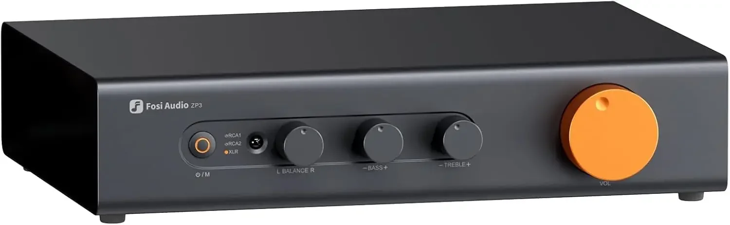 

ZP3 Balanced Preamp for Home Audio, 2 RCA and 1 XLR Inputs, RCA/XLR Outputs and Sub-Out, Pre Amp for 2 Channel Stereo and 2.1 Se