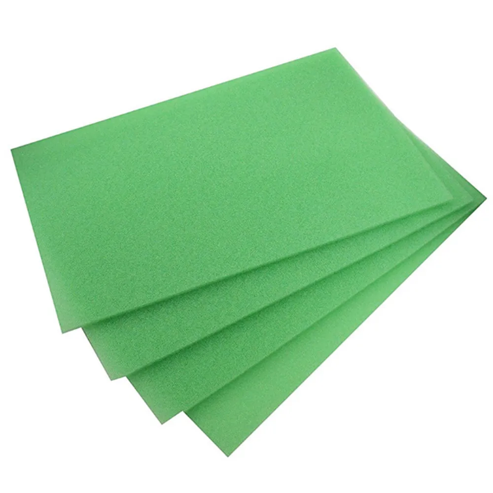 Fridge Vegetable Food Fresh Keeping Mat Refrigerator Drawer Absorbent Sponge Fruit Mildew-proof Anti-corrosion Pad Green 4pcs