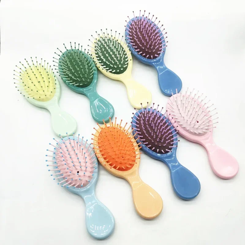 Mini Portable Hair Brush Explosion Lifter Dry And Wet Use Airbag Massage Comb Plastic Hairdressing Comb From China Mainland