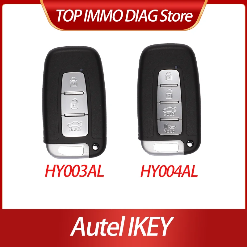 

1 шт./2 шт./5 шт. универсальный смарт-ключ AUTEL IKEY HY003AL HY004AL 315 МГц/434 МГц, совместимый с KM100 IM508 IM608 XP400 Pro