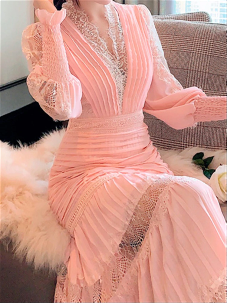 Woman 2023 Party Sundress Women Boho Lace Dresses Beach Backless Summer Sexy Vintage Dress Runway Sleeveless Embroidery Vestido