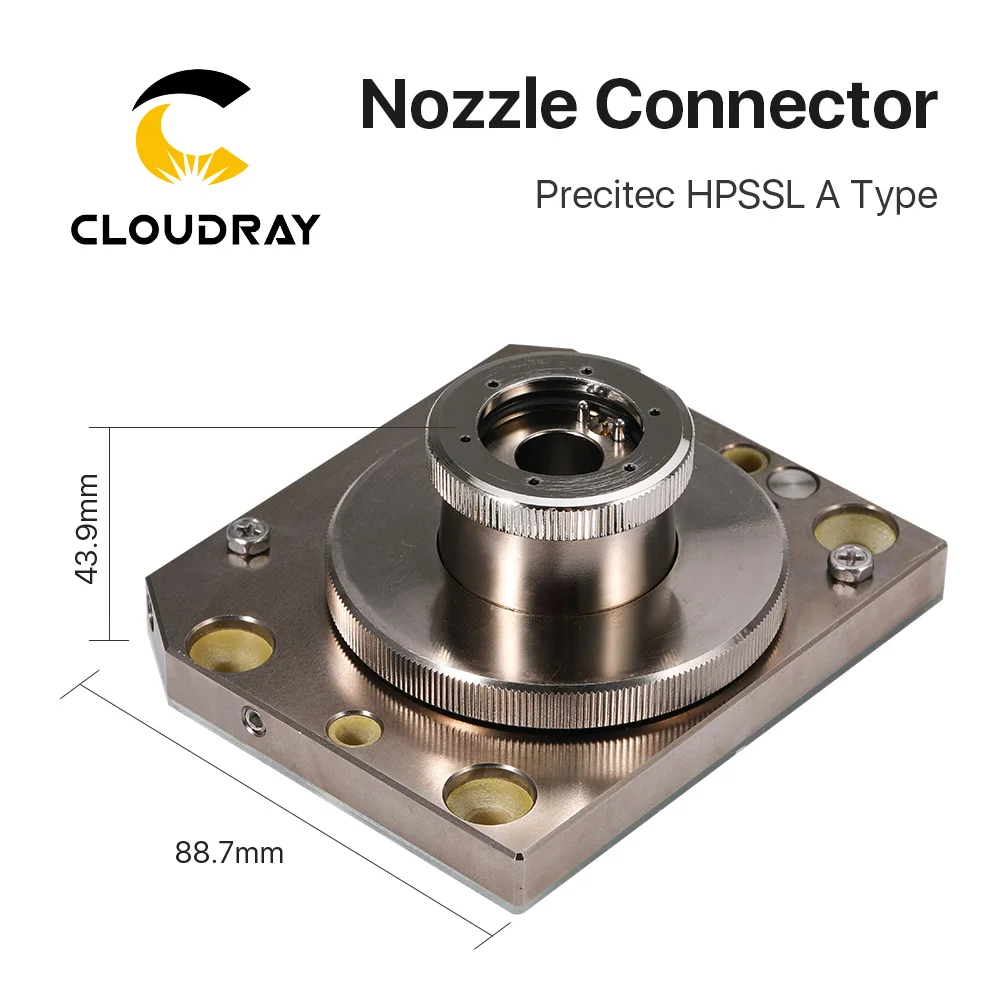 Cloudray-cabezal láser OEM HPSSL, Conector de boquilla tipo A F150, de cerámica, para cabezal láser Precitec HPSSL F150, 0-6kW