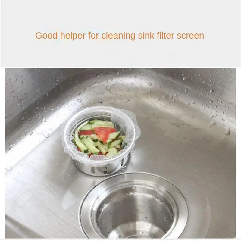 Kitchen Drain Sink Drain Net Bag No Special Smell Disposable Sink Filter Bag Kitchen Sink Accessories Sink Fine Network Port