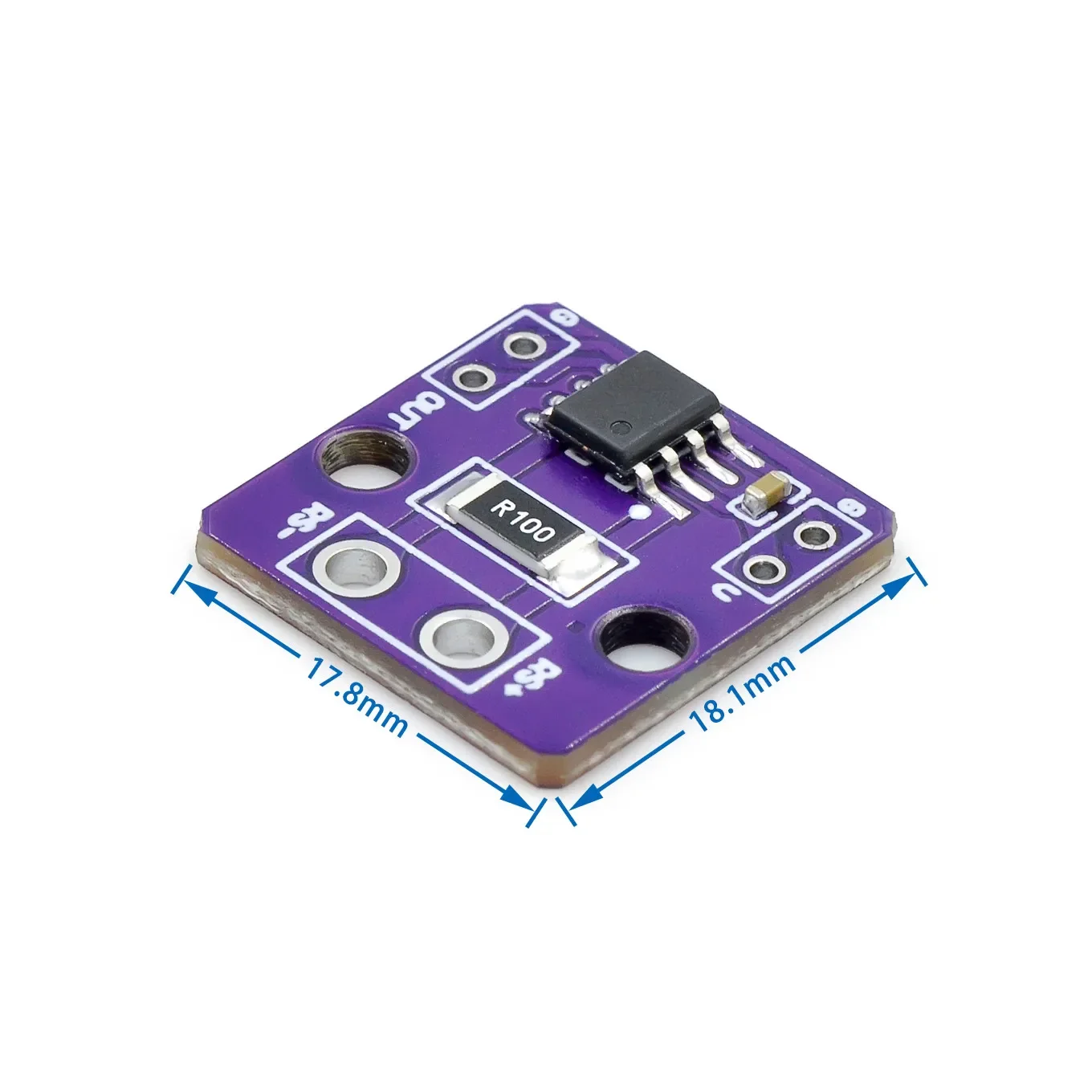 1PCS MAX4080 MAX4080SASA Current Module Current Sense Amplifier Detector Module High Precision 4.5V 190uA