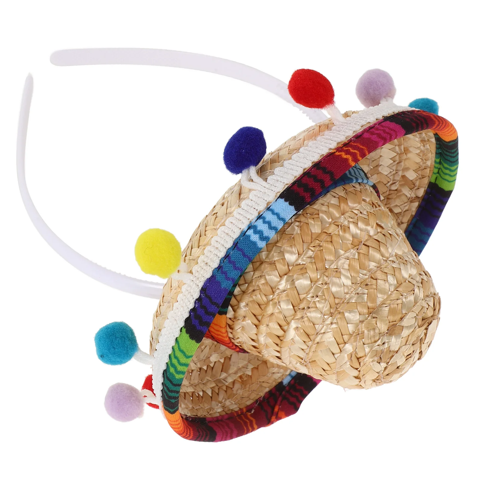 

Mexican Hat Kids Sombrero Hats Birthday Party for Hair Accessories Women Pirate Backdrop