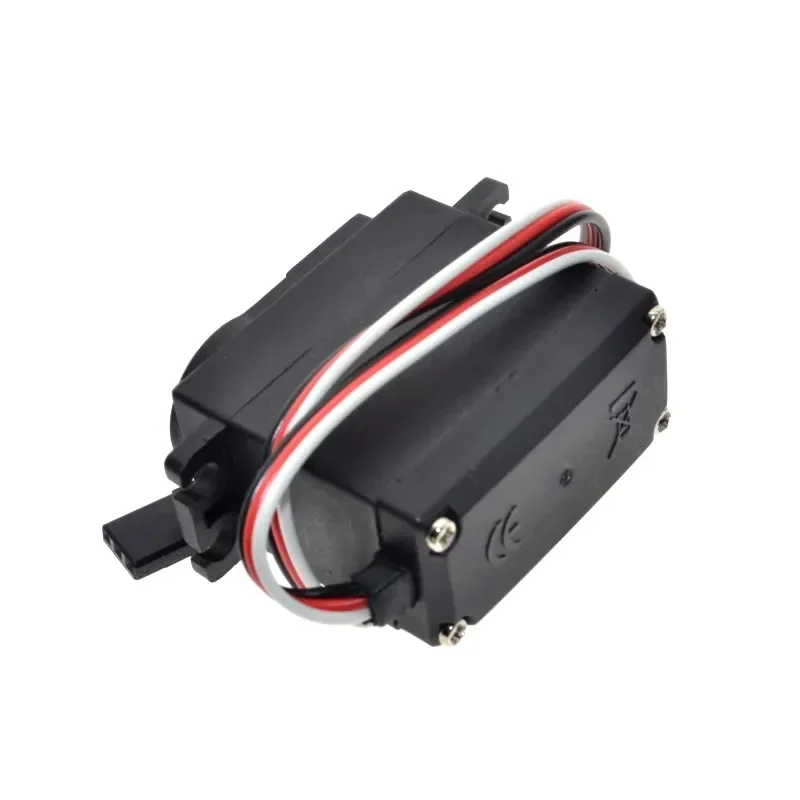 Servo digitale standard da 6 kg - 180 ° /270 ° /360 °   Sterzo a coppia piccola scanalata da 4,8 V-6 V 25 T per auto/barca/elicottero/robot/ciclismo RC