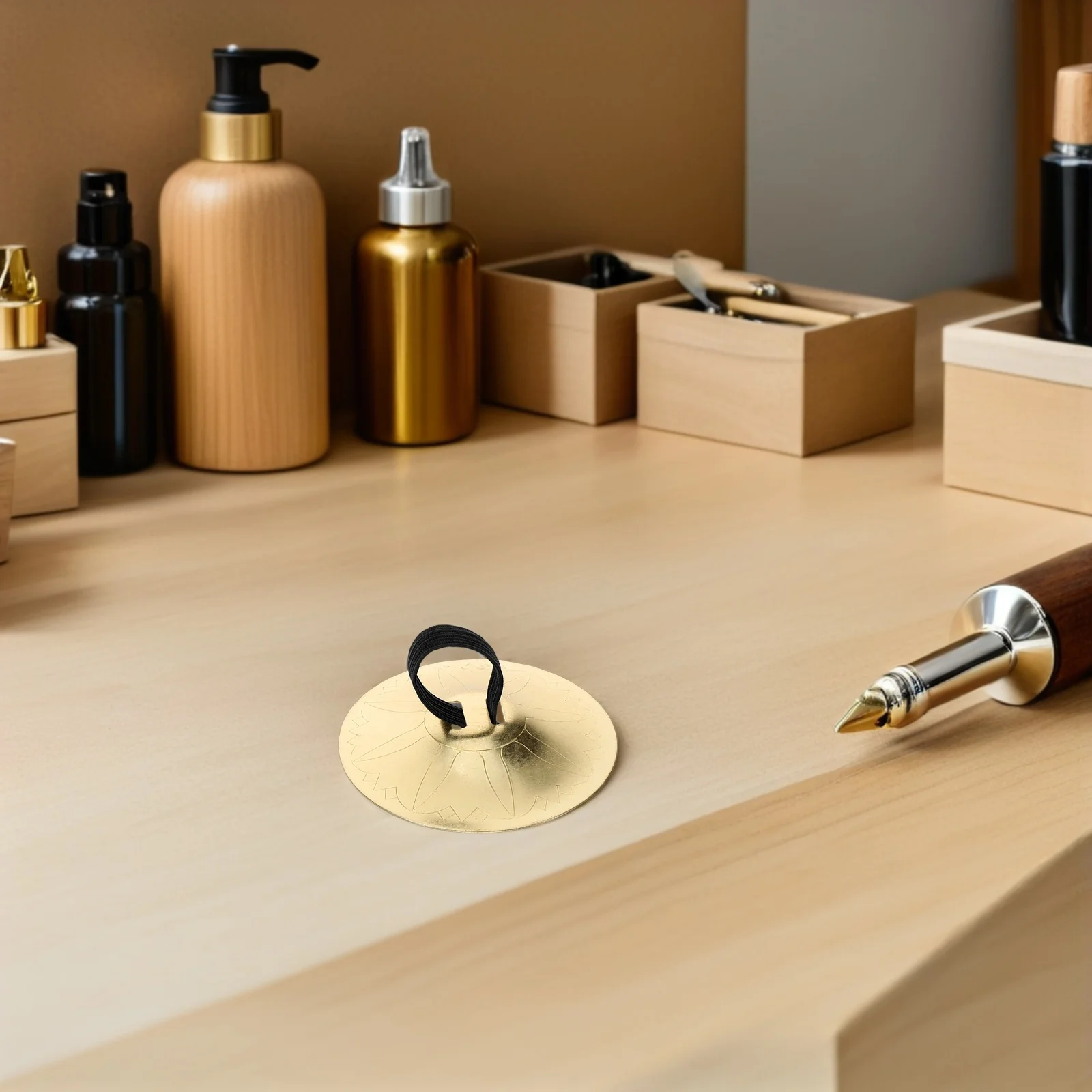 زوجان من صنج أصابع الرقص الشرقي المصقول بالنحاس وخفيف الوزن وصوت واضح مثالي لممارسة أداء المرحلة #6