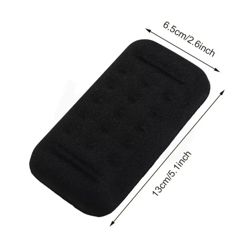 Black Memory Foam Car Armrest Elbow Pad PU Anti-Slip Wrist Rest Breathable Sweat-Absorbent Car Wrist Pad For Mouse Keyboard view 6