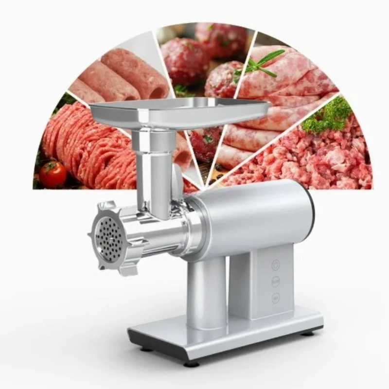 Meat Grinder Electric 2000W, Stainless Steel Food Grinder with Sausage Stuffer, Mini Electric Grinder Quiet Electric Meat Mincer