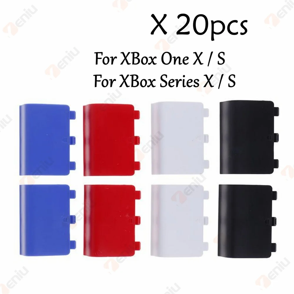 20PCS for Xbox One Series X S Wireless Controller Plastic Battery Shell Lid Back Case Replacement Housing Door Cover