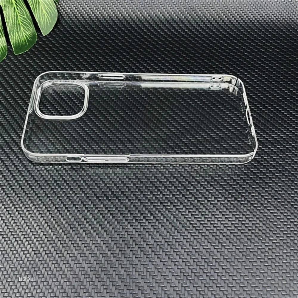 Ultra Clear PC Hard Case For iPhone 15 14 13 12 11 Pro Max X XR XS Max mini Plus Case Slim Transparent Protective Back Cover