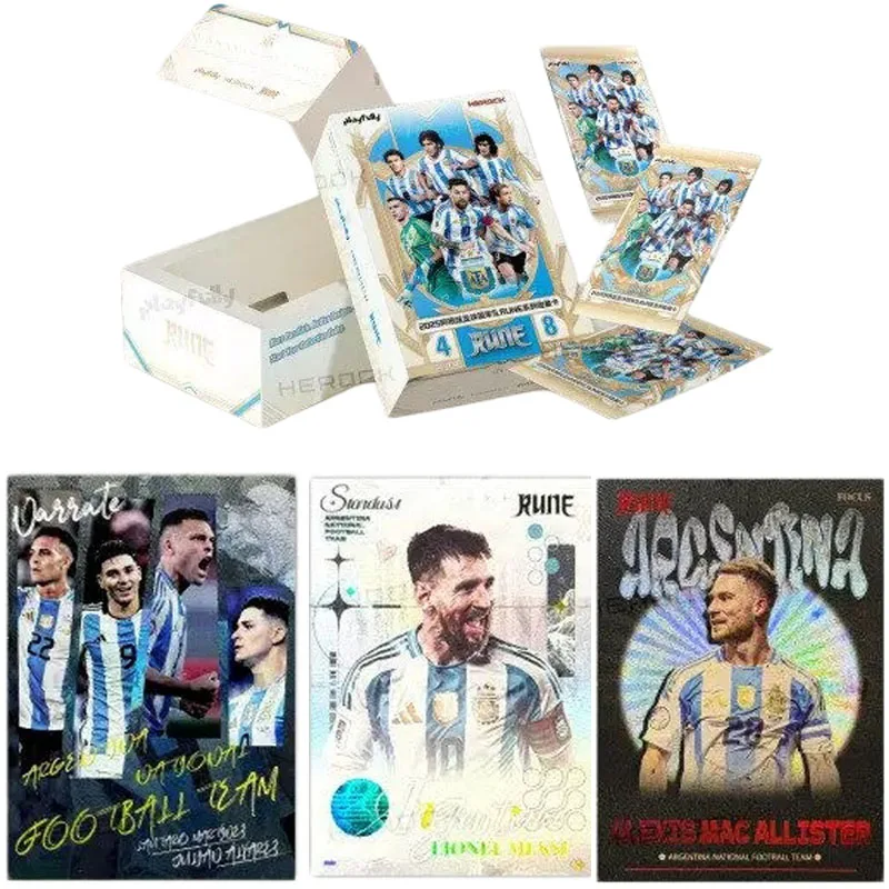 2025 República Argentina National Football Team Character Card RUNE Series Sports Events Lionel Messi Collection Cards Toys Gift