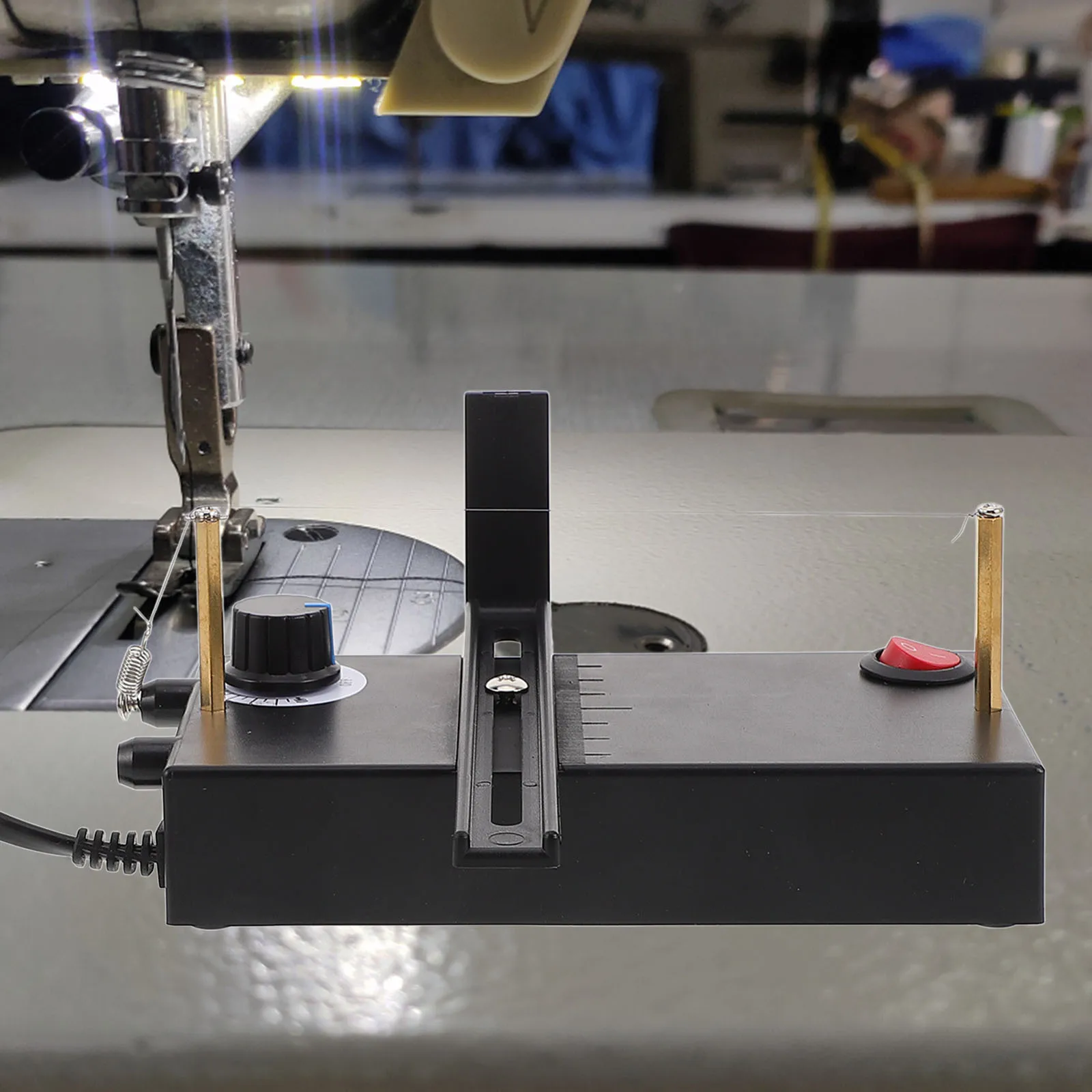 

Small Electric Hot Ribbon Cutting Machine Thermal Cutter Portable Heat Cutting Tool for Braided Ribbon Elastic Band Webbing DIY