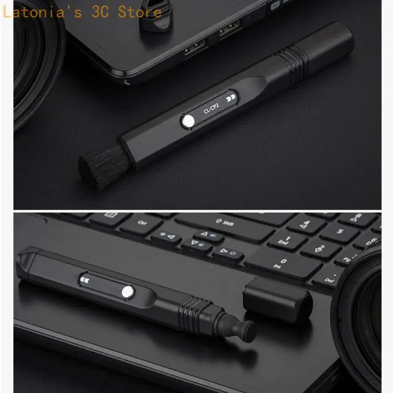 Ergonomisches Kamera-Reinigungswerkzeug mit weicher Kohlebürste und Klebespitze, präziser Reinigungsstift für die – Detail 8