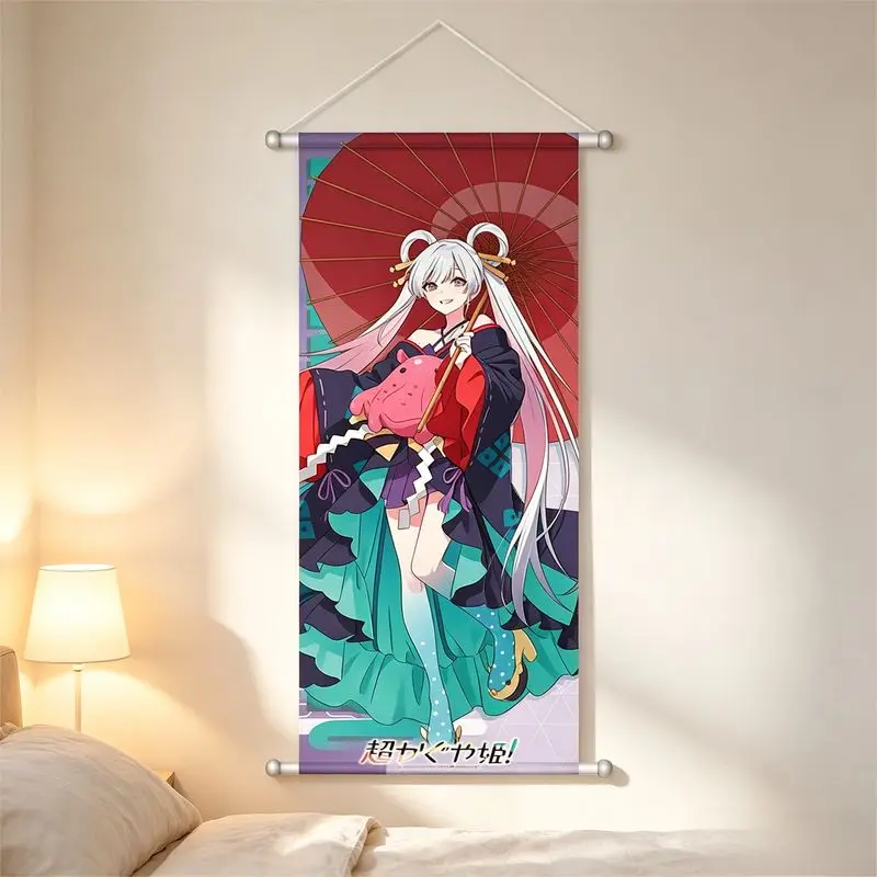Alien Stage Hanging Scroll, Anime Wall Tapestry, Manga Character Wall Hanging, Decor For Bedroom Gaming E-sports Room Home Gift