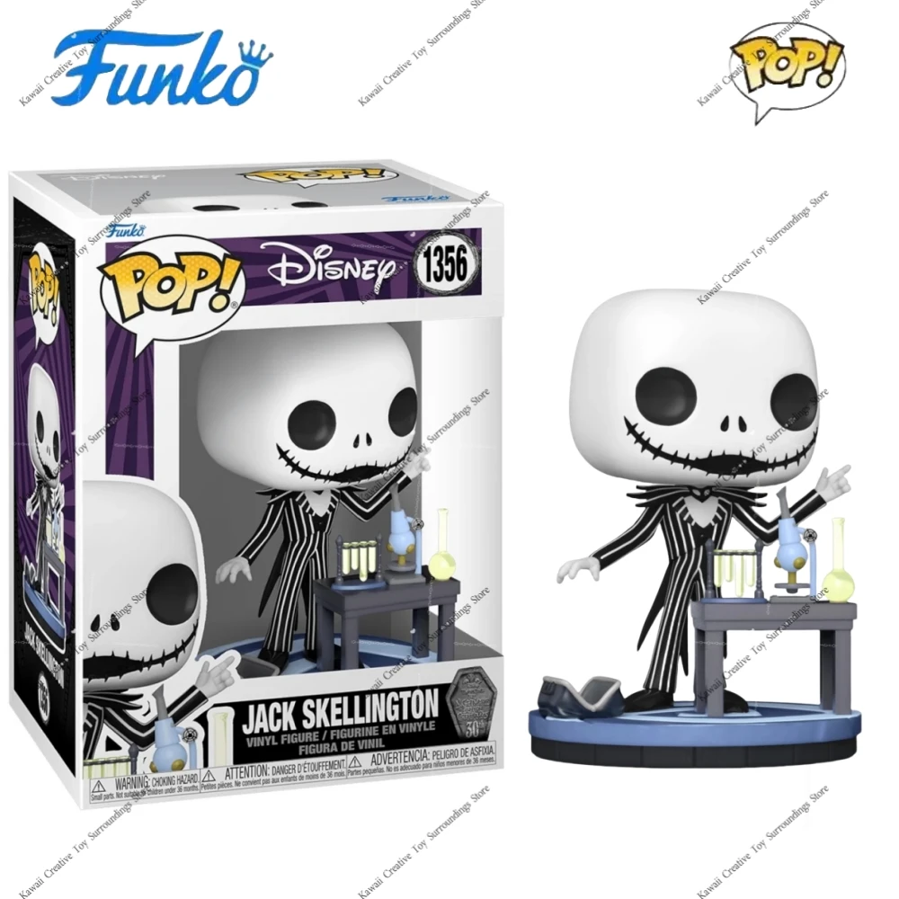 

Funko Pop Disney Jack Skellington #1356 Vinyl Figure Anime The Nightmare before Christmas Limited Edition Collect Toy Gift