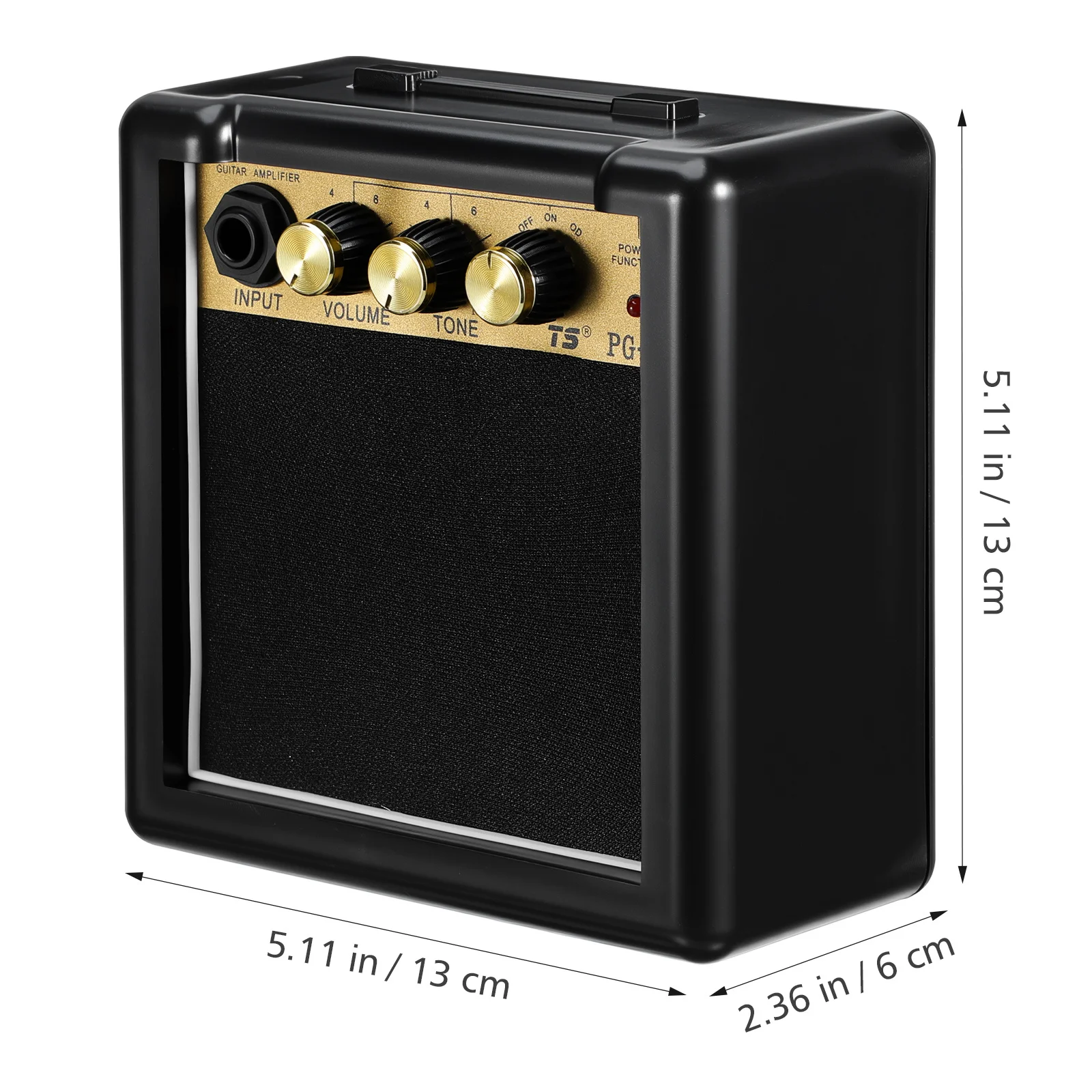 Potenziatore del suono universale per chitarra acustica Amplificatore folk compatto portatile Altoparlante per musica all'aperto Riduzione del rumore Chitarra dai toni chiari