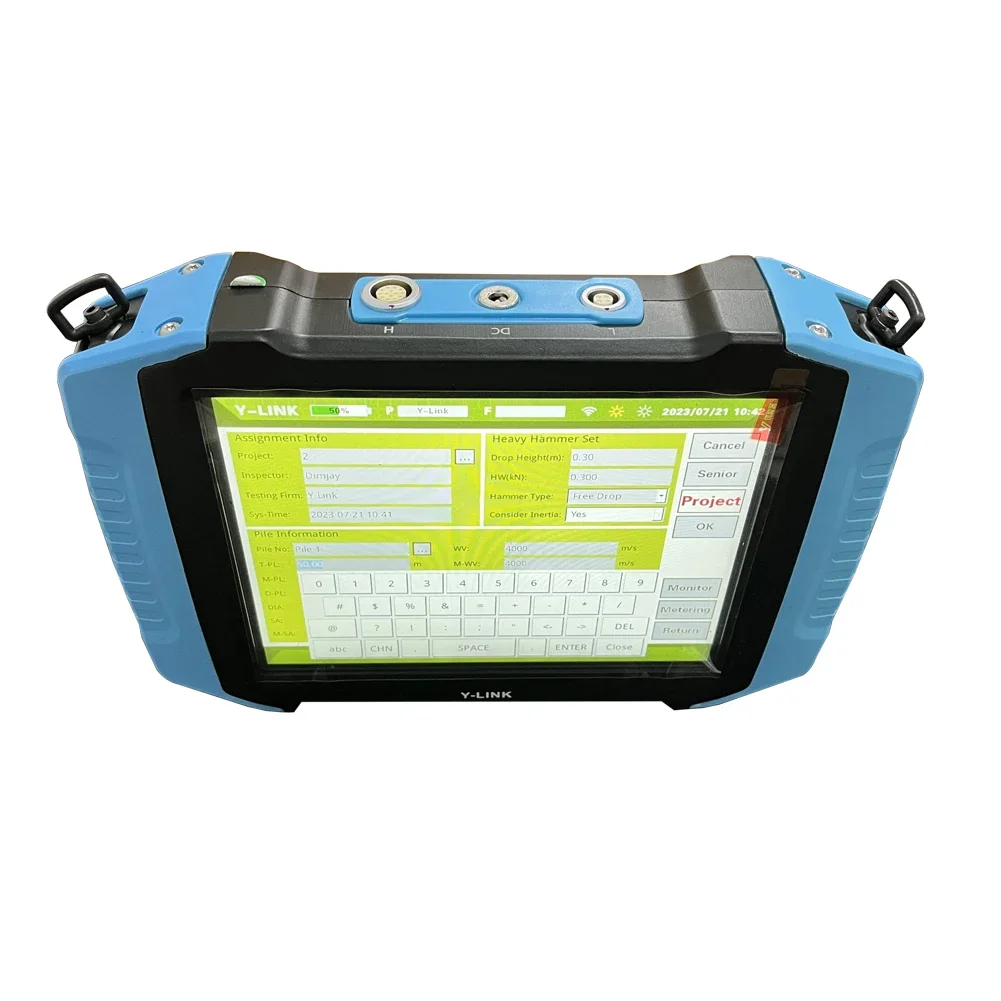 High Quality High Strain Testing Pile Dynamics Analyzer