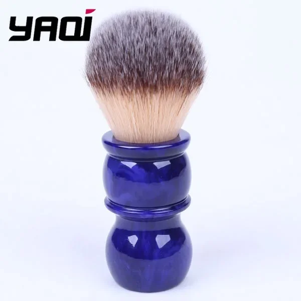 فرشاة حلاقة يكي 26 ملم للرجال مع عقدة نايلون شعيرات ناعمة للعناية باللحية أداة تهذيب الشعر لصيانة شعر الوجه بشكل سلس