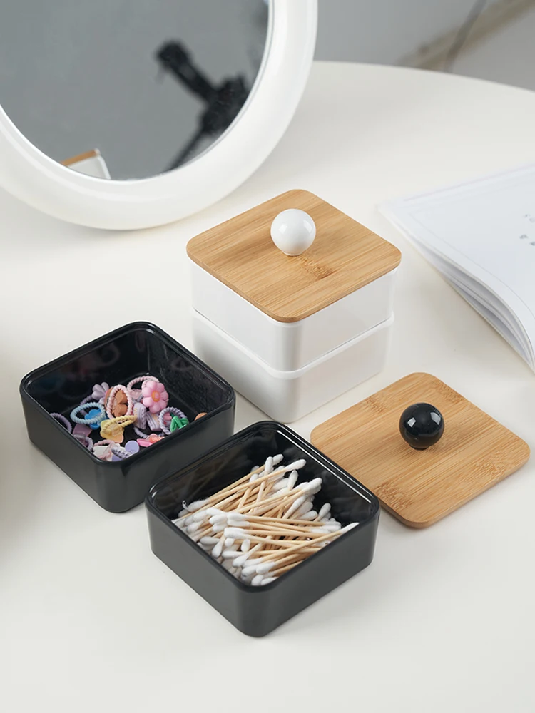 【EpeiusHome】Home storage Bamboo made Small item storage box