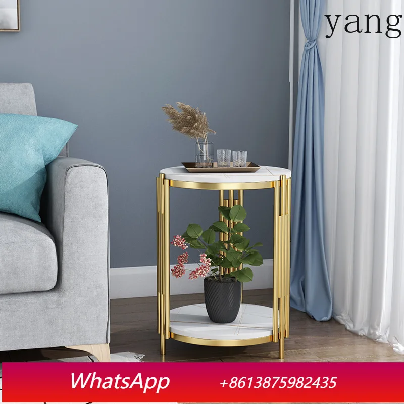 

LMM light luxury sofa corner bedroom bedside table side table living room coffee table balcony small round