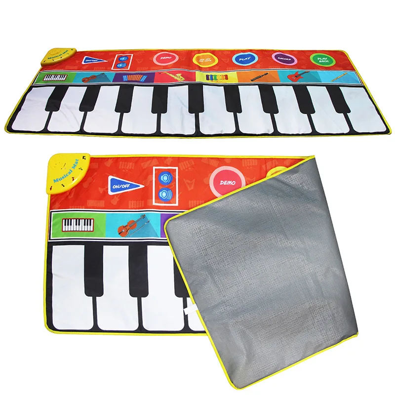 Electronic Musical Mat Carpets Keyboard Baby Piano Play Mat Musical Instrument Montessori Toy Educational Toys for Kids