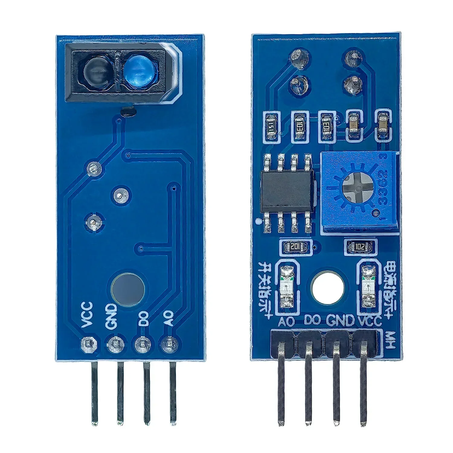 3-4PCS TCRT5000 IR Infrared Reflective Sensor Module Obstacle Avoidance Photoelectric Barrier Line Track for Arduino Diode Triod