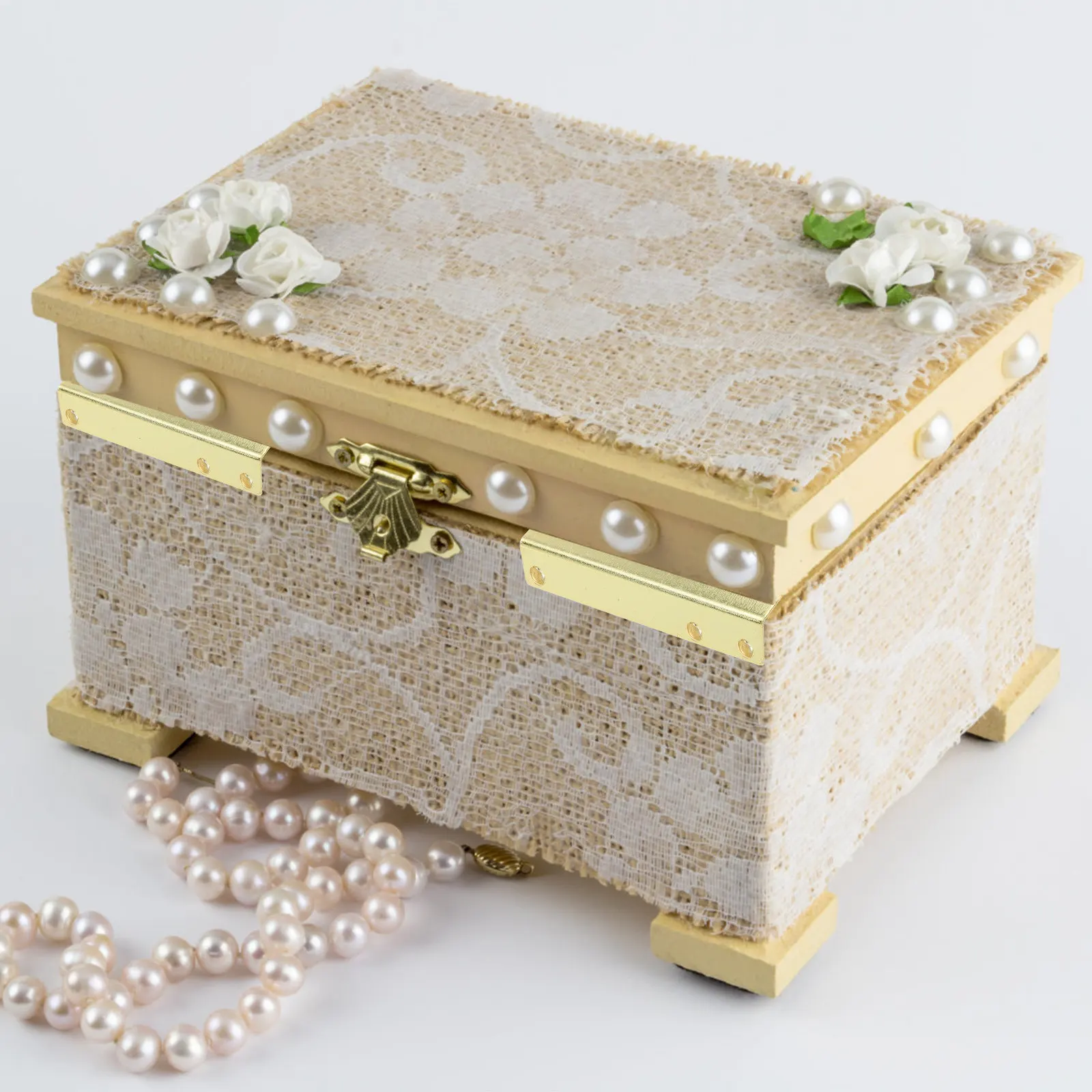 

20Pcs Metal Corner Guards for Jewelry Boxes Suitcases Luggage Protection Heavy Duty Edge Protectors Packaging Accessories