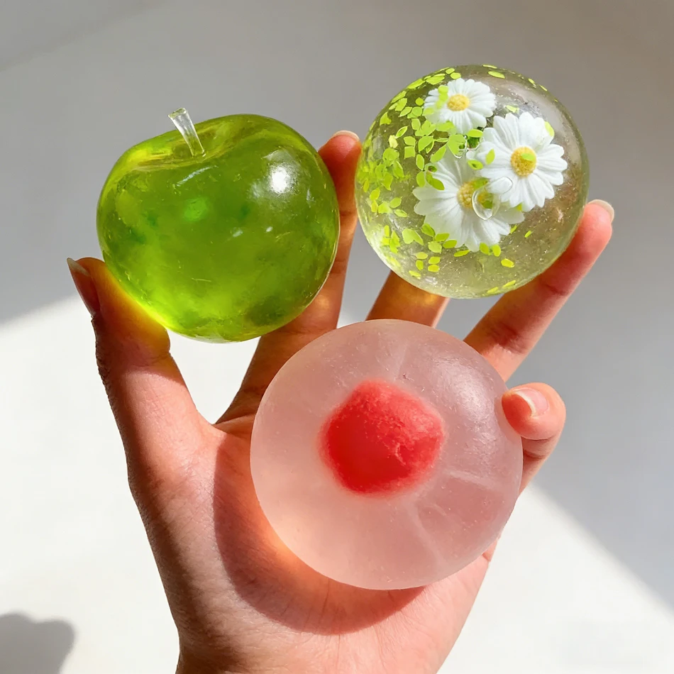 Office Hi Tech - Squishy Green Apple Stress Ball Sensory