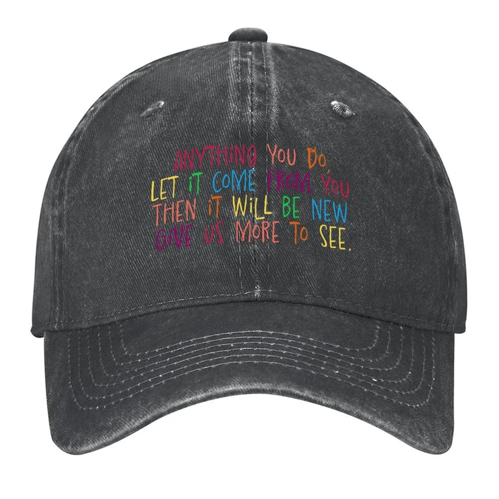 

Anything you do Sunday in the park quote Baseball Cap Luxury Brand Beach Snap Back Hat Men's Women's