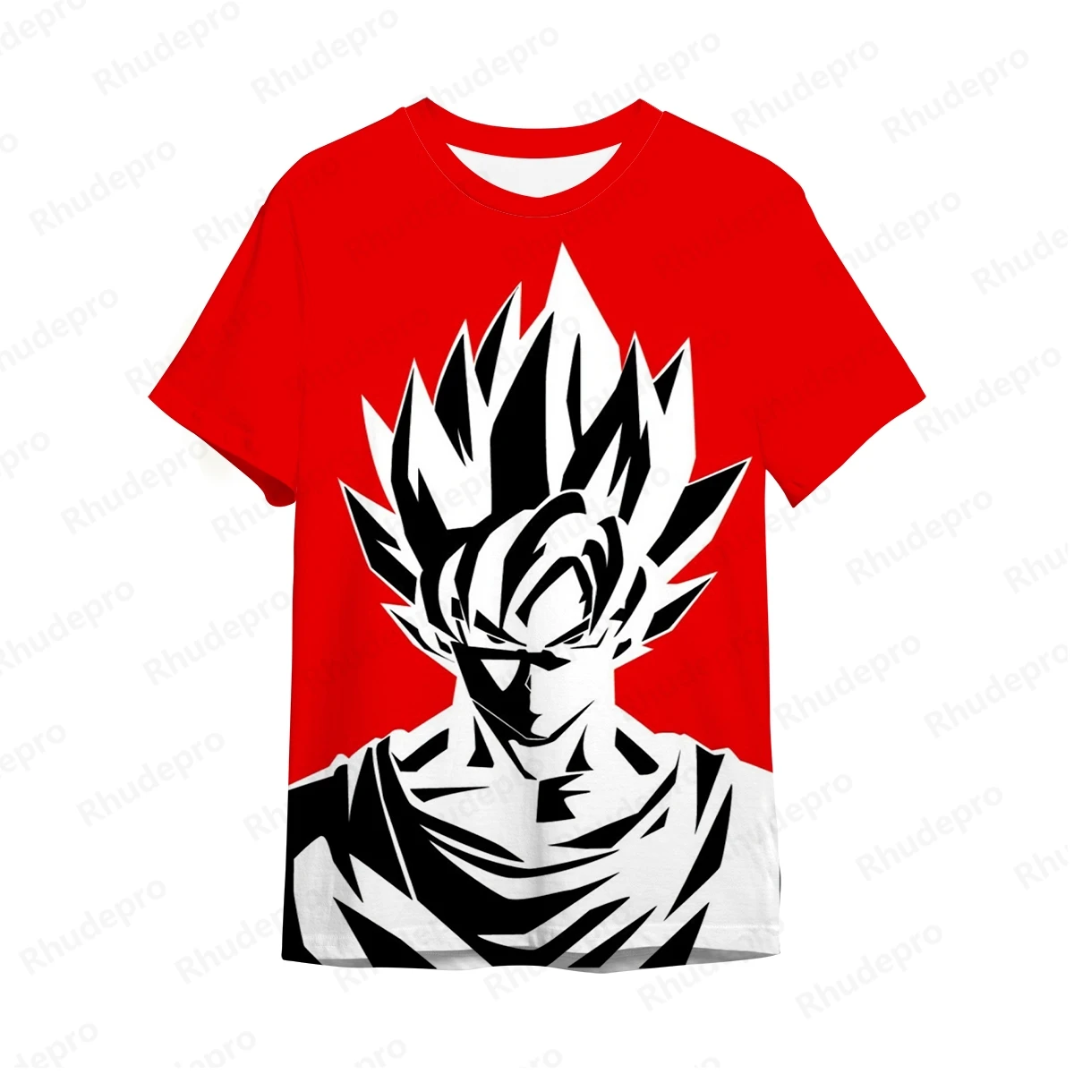 Camiseta Goku masculina, Dragonball Z, roupa de anime, estilo Harajuku, Super Saiya, blusa infantil, Hip Hop Trend, Y2k, 100-5XL, moda