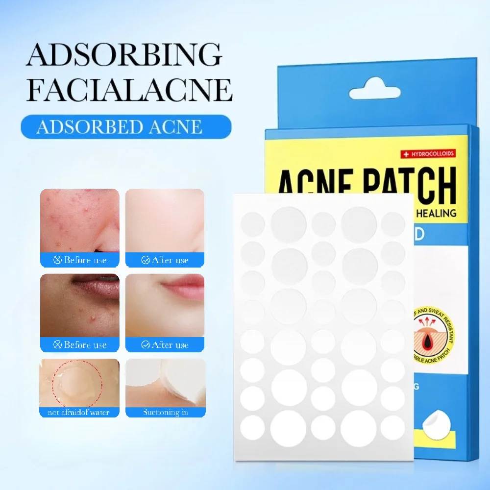 Ластик для шрамов от прыщей: невидимые пластыри (дневное покрытие, ночное восстановление) — 3-дневное понимание, изогнутое прыщи