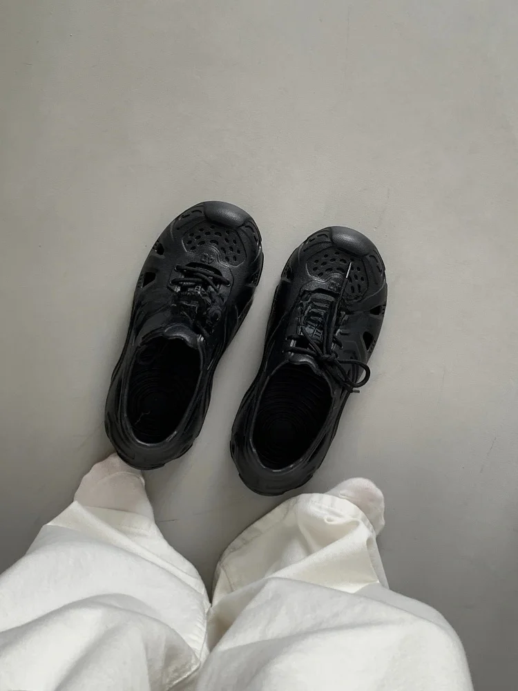 

Sports Slippers Men's Anti-Slip Deodorant Outdoor Clog oes Couple Summer Breathable Wading Hollow out Sandals Women