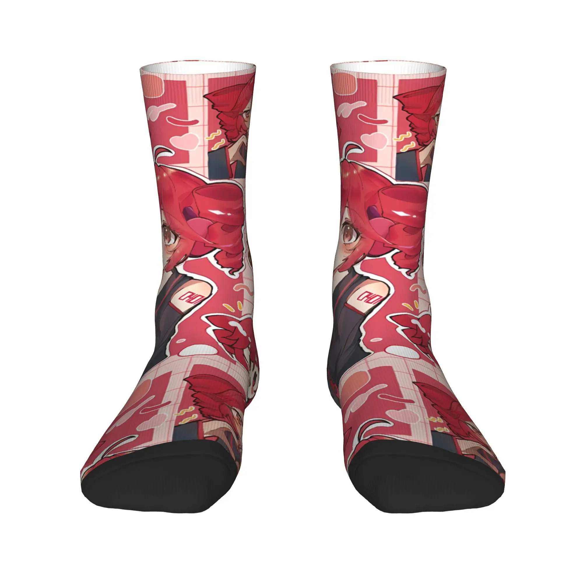 Kasane Teto Scrapbook Manga Stockings  Graphic Fashion Socks Autumn Anti Sweat Socks Men's Climbing Comfortable Socks
