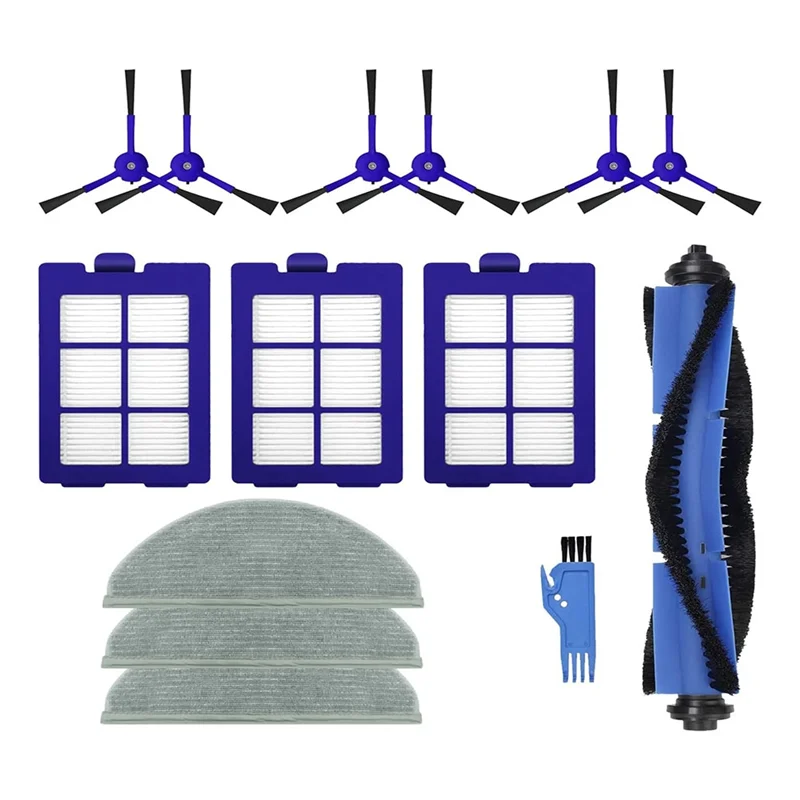 قطع غيار الأجهزة مرشح فرشاة ممسحة منصات استبدال إكسسوارات قطع غيار عدة ل Eufy Robovac X8 جهاز آلي لتنظيف الأتربة