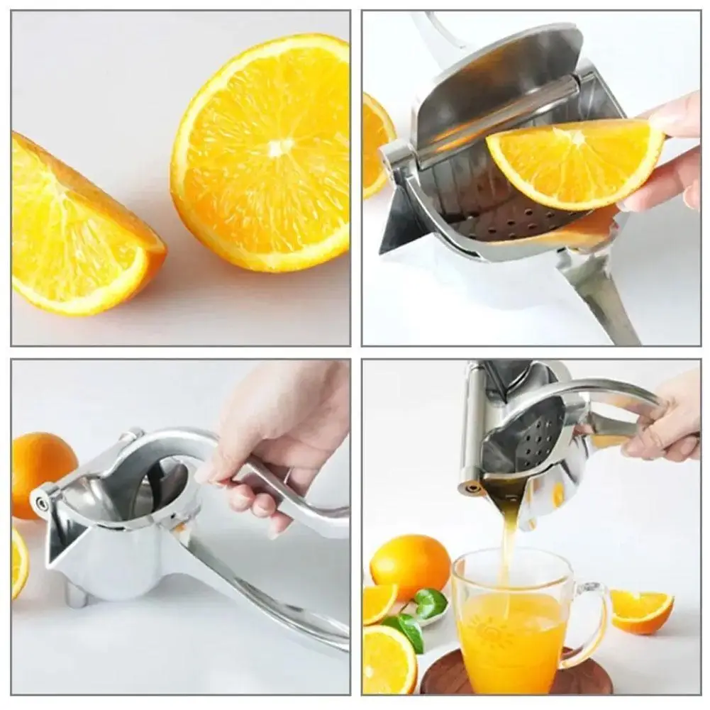 Fruit Juice Squeezer Heavy-Duty Metal Lemon Squeezer Easy Manual Citrus Press Juicer Ergonomic & Durable For Fresh Juice view 6