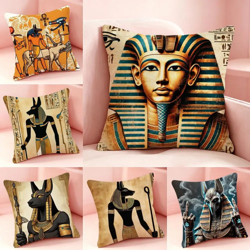 Pattern Ancient EgyptS Cushion Cover Pillow Short Plush Pillow Cute Simple Style For Living Room Bedroom Birthday Gift