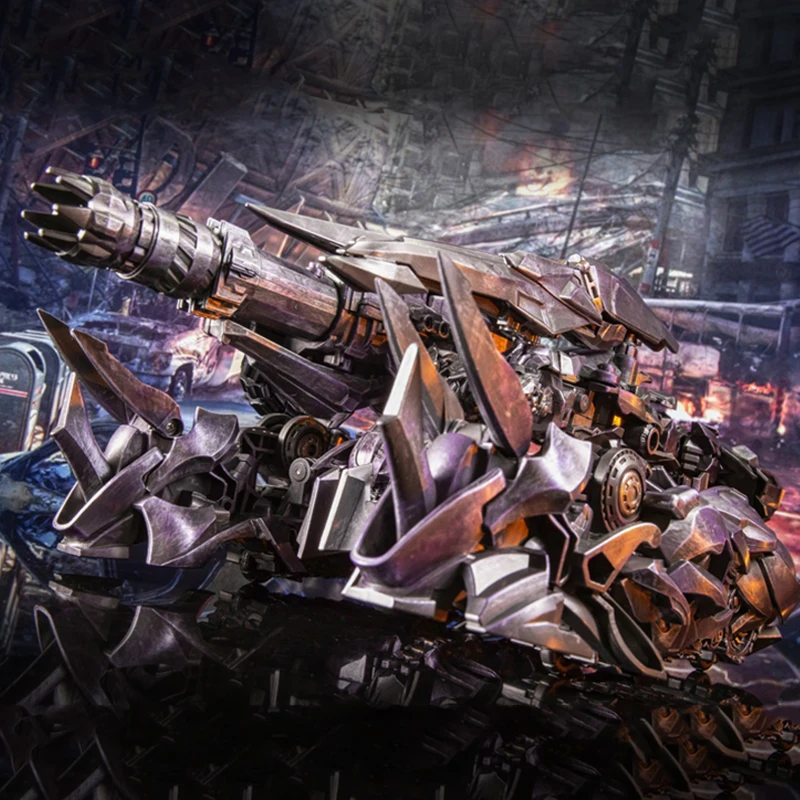 35cm Super Cool Deformation Toy Zeus Model Play Shockwave Repair Robot Transform Tank Boy Toy