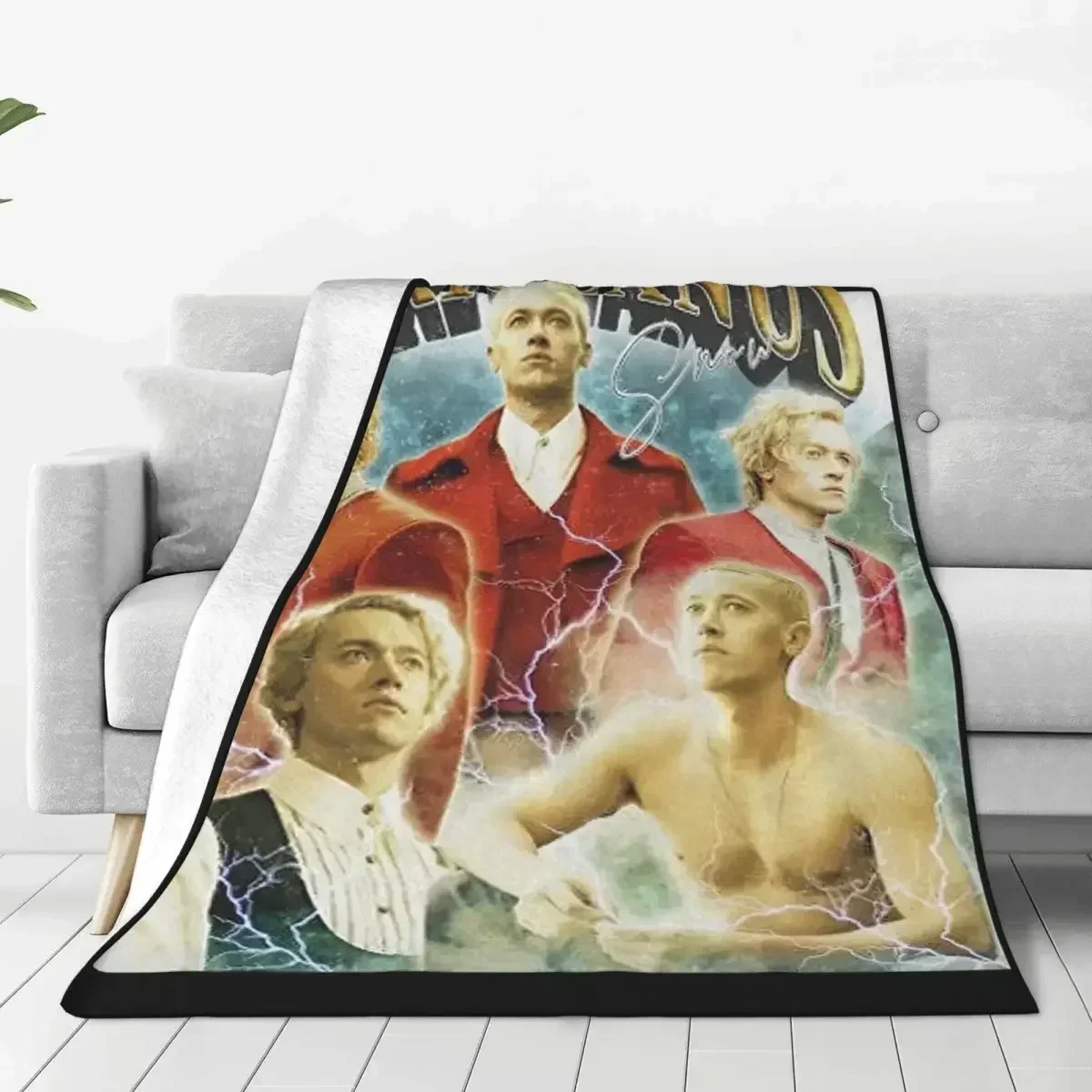 

Multifunction Vintage Coriolanus Snow The Hunger Games Blanket Room Decorative Tom Blyth Bootleg Blanket Throw Soft Flannel