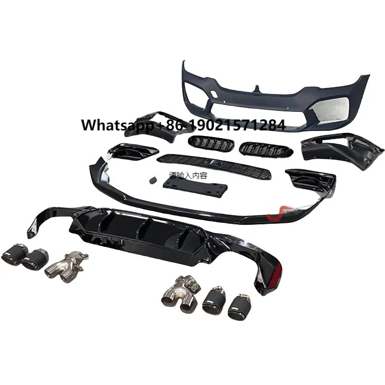 

Bumper Kits Hot Sales Body Kit for 5 Series G30 Modified to 2021 M5 Front Bumper with Grille Mesh