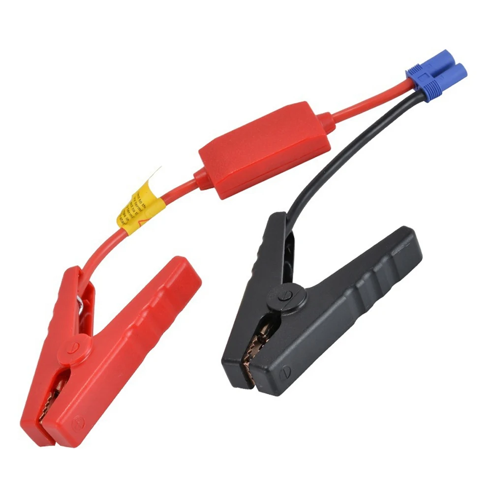 Car Jump Starter Cable with EC5 Plug Connector Clamps Reverse Charge Prevention Auto Battery Booster Emergency Start Module view 4