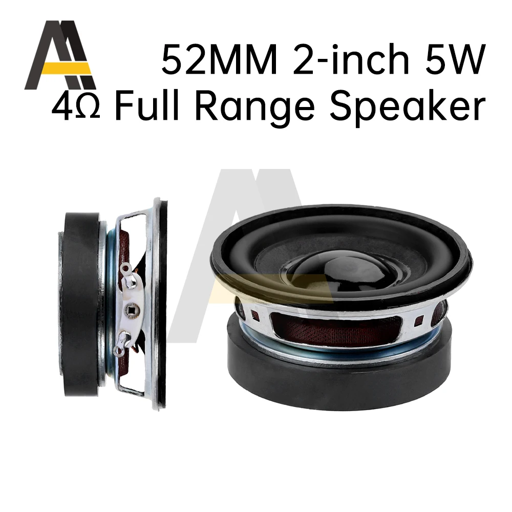 1Pcs Speaker Horn 5W 4ohm Diameter 5CM Mini Amplifier Rubber Gasket Loudspeaker Trumpet Full Frequency Horn