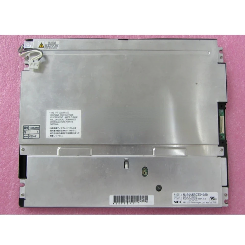 الأصلي A + 10.4 بوصة NL6448BC33-46D NL6448BC33-46 350:1 640(RGB) * 480 شاشة عرض LCD لوحة العمل المثالي تم اختبارها بالكامل