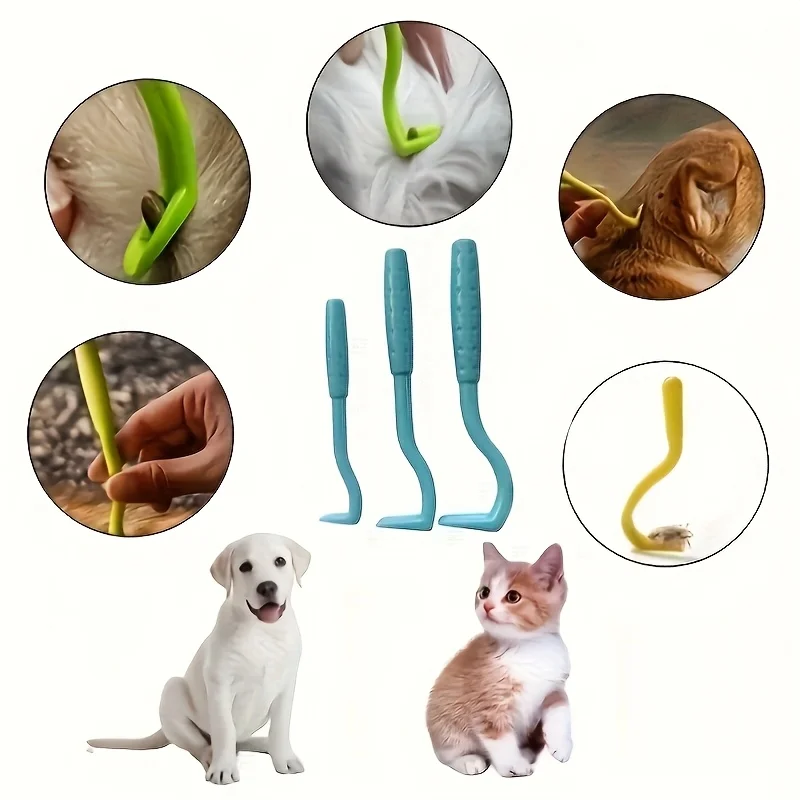 4pcs/set Tick Removal Tool Set,More Effective and Safer,Tick Removal Tools for Dogs,Suitable for Dogs, Cats, Horses, and Humans