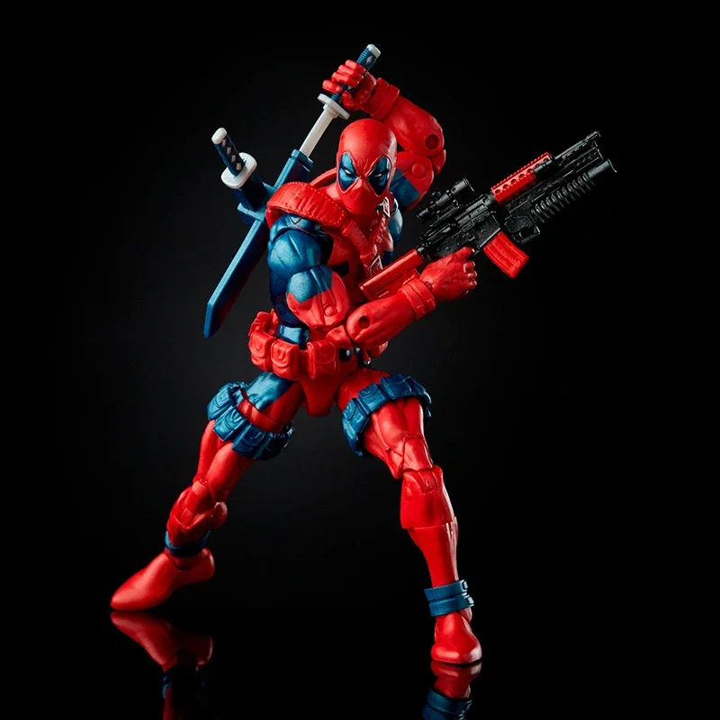 Hasbro Anime Marvel Legends Deadpool 80 Aniversario edición regalos para niños o colección figura de acción genuina modelo Juguetes