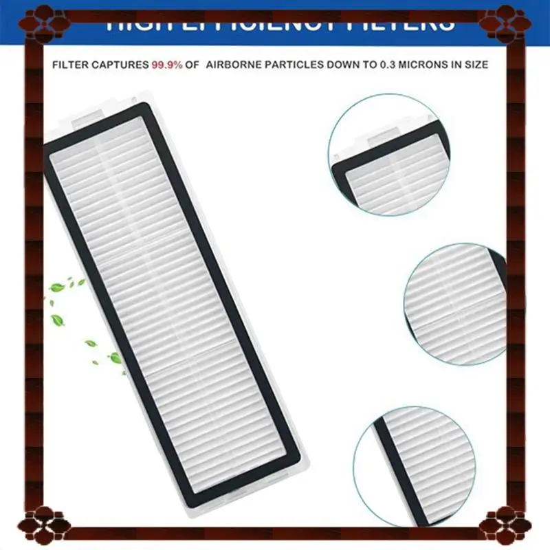 تسليم 24 ساعة لشاومي X20 Max/X20 Pro/D109GL/D102GL 4 قطعة مرشحات بديلة-ملحقات المكنسة الكهربائية مرشح مكنسة كهربائية الاسمية