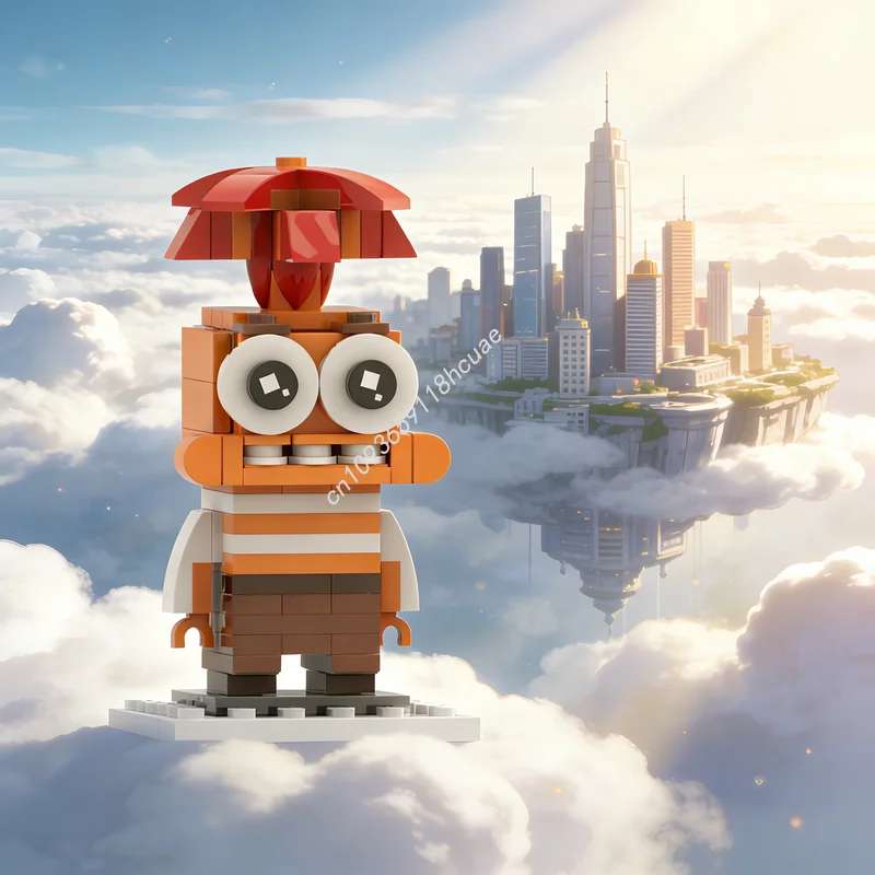 

205pcs MOC Brickheadz Anxiety Envy Inside 2 Model Building Blocks Construction Christmas Gifts DIY Toy Creative Idea Education