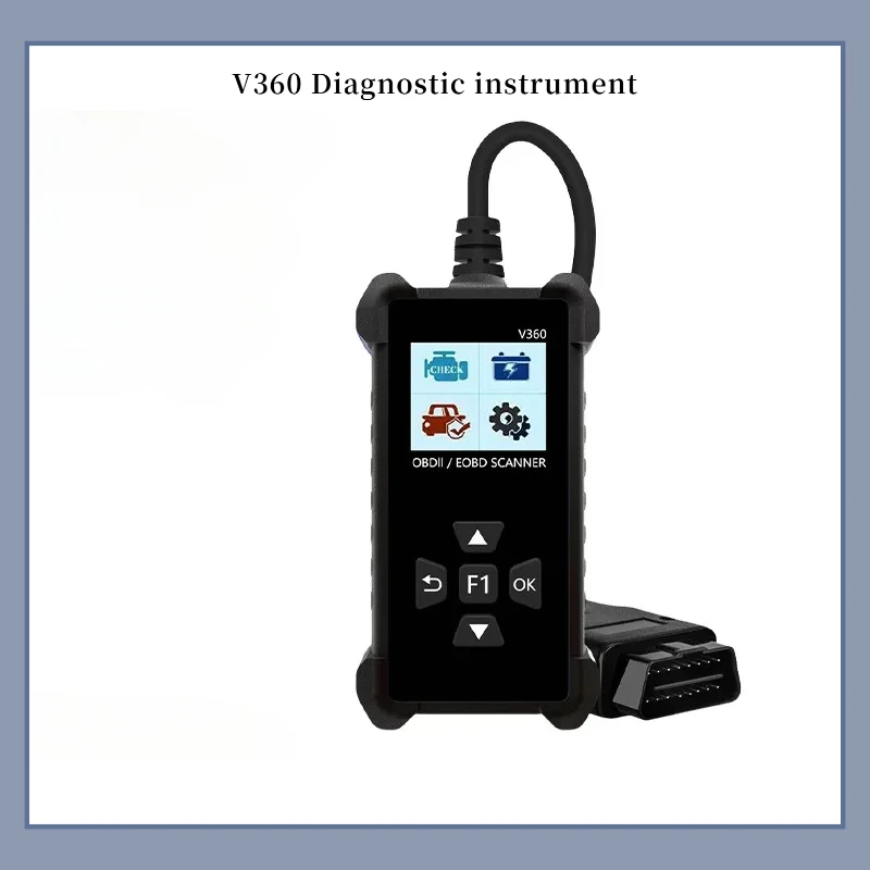 

V360 OBD2 сканер Bluetooth диагностический инструмент тестер батареи считыватель кодов неисправностей двигателя